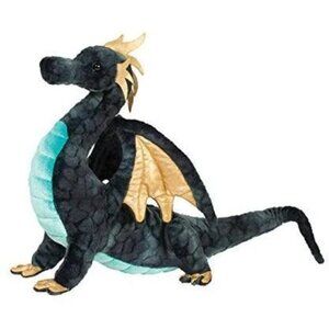 New w/ Tag Douglas Plush Aragon Navy  Dragon 16"
